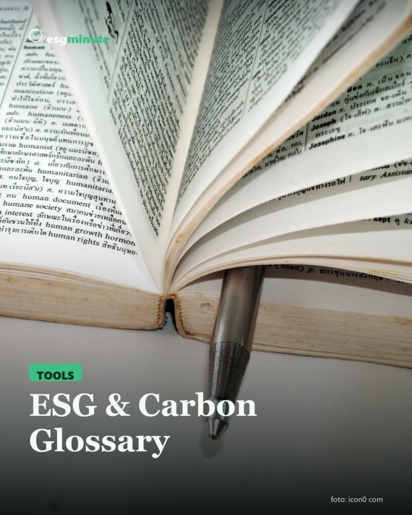 ESG & Carbon Glossary