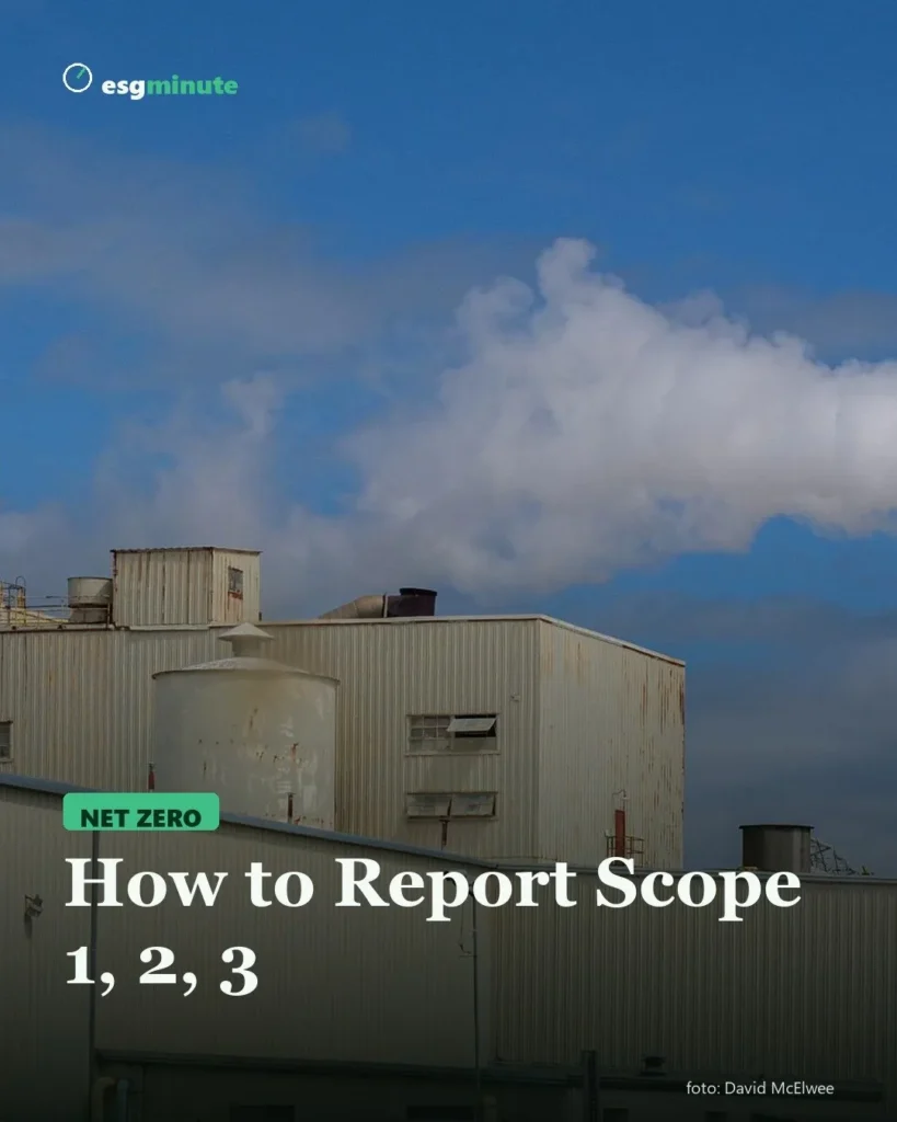 How to Report Scope 1, 2, 3