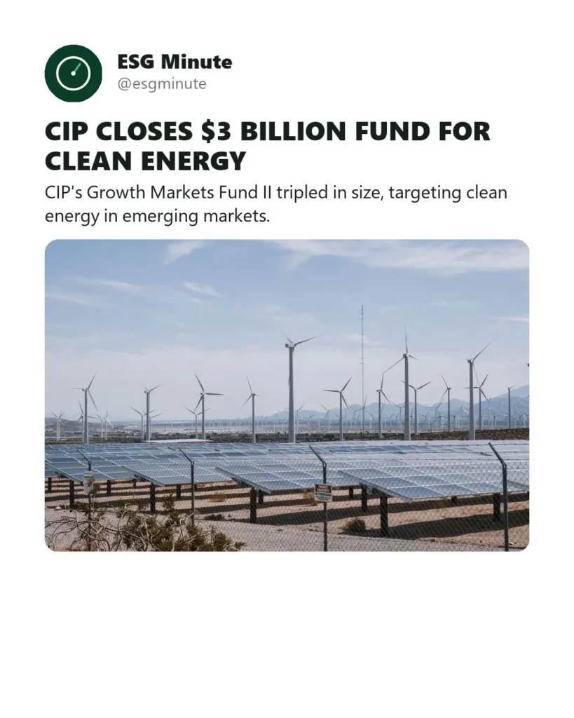 Copenhagen Infrastructure Partners Closes $3 Billion Clean Energy Fund