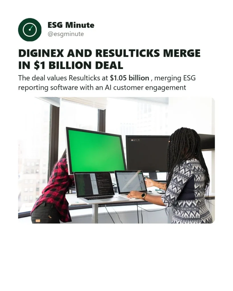ESG Software Firm Diginex to Merge With AI Company Resulticks in $1 Billion Deal
