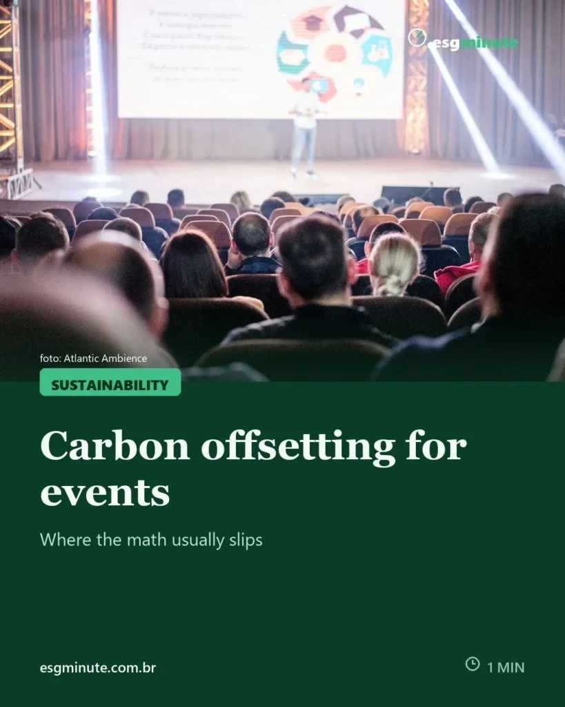 Carbon offsetting for events: the guide for organisers