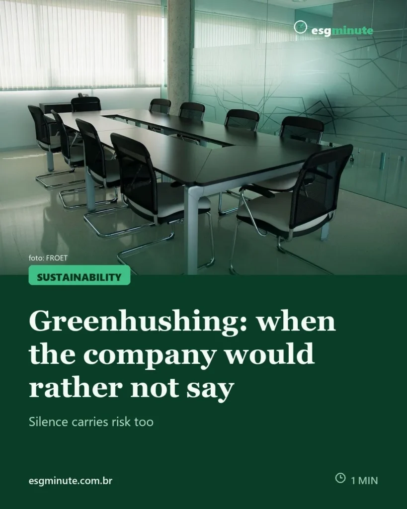 Greenhushing: why companies are going quiet on ESG targets