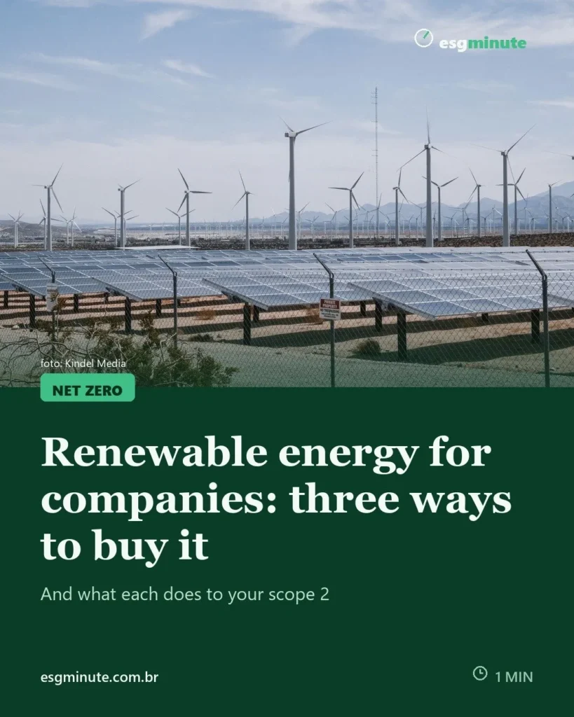 Renewable energy for companies: how to buy it and what changes
