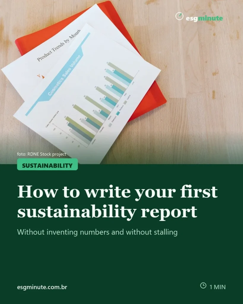 Sustainability report: how to write your company’s first one